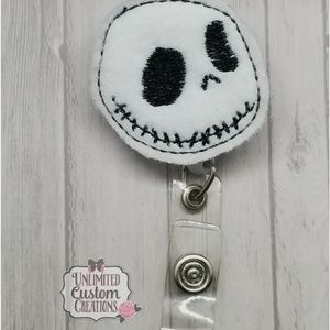 Jack alligator clip badge Reel